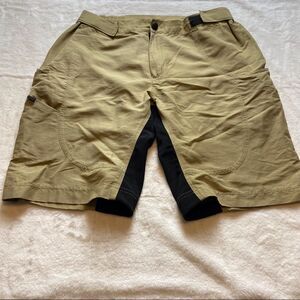 Nashbar Khaki/Black Bike Shorts Size Large